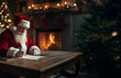 © laowaika - Portrait of Santa Claus answering Christmas letters