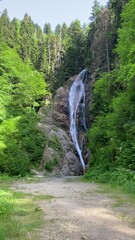 Wall Mural - A view from Hostavatal Waterfall in Ikizdere, Rize, Turkey