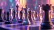 © diwa - Chessboard with King in Focus