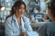 © k - Asian Female Doctor Consulting Patient