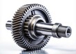 © Sunee - Isolated Minimalist Differential Gear on  Background for Automotive Engineering and Mechanical Design Projects