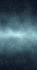 Wall Mural - abstract dark blue foggy sky with loop snowfall vertical background.