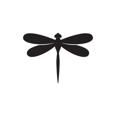 Wall Mural - dragonfly icon vector