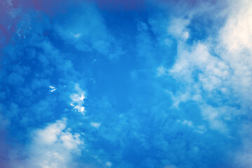 Wall Mural - cloudy sky weather panorama background