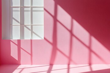 Poster - Pink walled bedroom