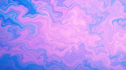 Wall Mural - Vibrant swirls of blues, pinks, and purples fill the sky, blending together in a dreamy abstract landscape, soft, painting-like
