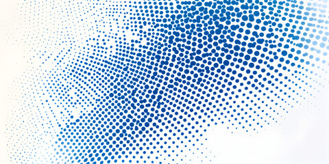 Wall Mural - abstract blue dot pattern: a captivating abstract background with a mesmerizing pattern of blue dots