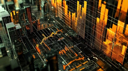 Aufkleber - Analyze the impact of capital costs and inflation on financial markets in an ultra-realistic digital economy