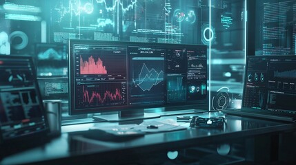 Poster - Explore the impact of interest rates on cost of capital and investment risk in modern finance analysis