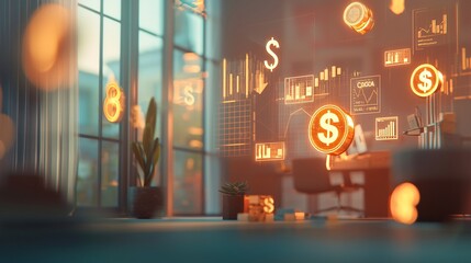 Poster - Explore how cost of capital financing influences business decisions amid rising inflation trends in today's economy