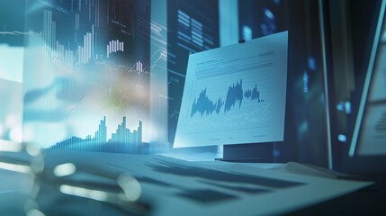 Leinwandbilder - Explore high-resolution insights on profitability through data visualization and business analytics