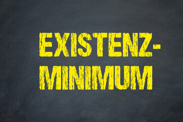 Poster - Existenzminimum	