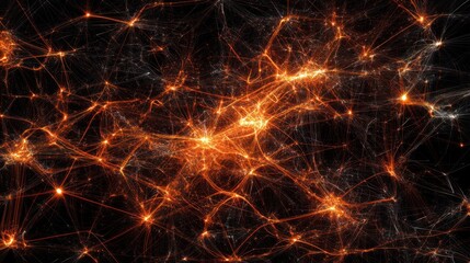 Communication network connecting. Generative AI