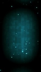Wall Mural - A looping style screen background with data glitch and interference effects.