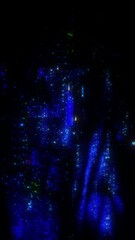 Wall Mural - A background or overlay texture of distorted digital glitch effects.