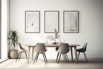 Sticker - Scandinavian dining room.