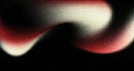 Wall Mural - abstract red black grainy background noise texture glowing color gradient shape poster header banner