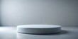 © prapatsorn - Circular Grey Stone Podium for Product Display Mockup, Ideal for Showcasing Items, Isolated on a Clean Background, Perfect for Advertising and Marketing Purposes