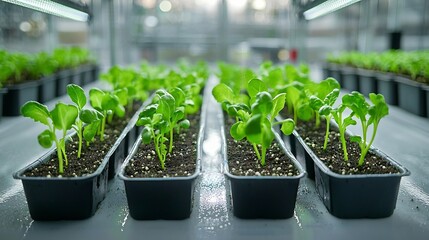Aufkleber - Aeroponic setup for leafy greens with misted roots ensuring optimal growth and nutrition in a sustainable soil less farming environment