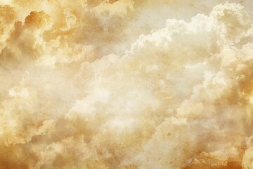 Wall Mural - a plane flies through a cloudy sky with white clouds, a common sight in aviation