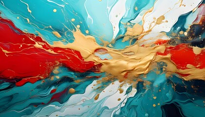 Wall Mural - Abstract and colorful background image