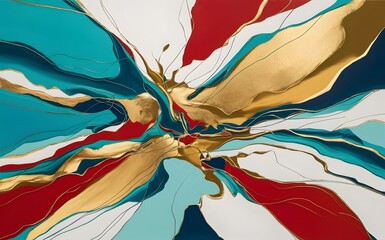 Wall Mural - Abstract and colorful background image