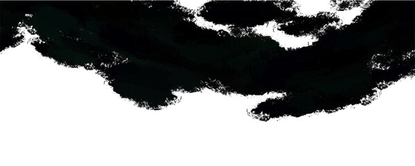 Wall Mural - abstract grunge rough edge header vector illustration