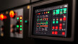 © Worakit - digital control panel displaying various indicators and controls in industrial setting, showcasing technology and automation
