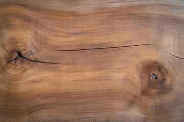 Wall Mural - Close up of a wooden surface with knots and grain.