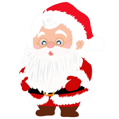 Wall Mural - Merry Christmas element Santa Claus