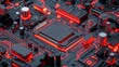 © serdon - Supermicrochip semiconductor visualization for quantum computers