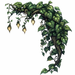 tree branch with leaves