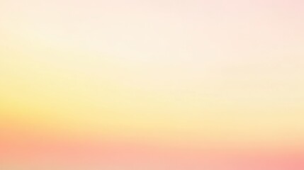 Wall Mural - gentle gradient from pastel peach to light yellow for a soft and inviting atmosphere
