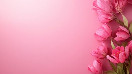Wall Mural - solid pink color background with no texture for a vibrant and modern touch