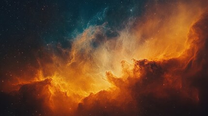 Wall Mural - nebula and galaxies in space. abstract cosmos background