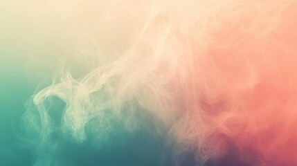 Poster - Gentle hues of pastel colors merge in an airy composition, forming abstract shapes that inspire tranquility and contemplation. Generative AI
