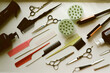 © Evgeniia Siiankovskaia/Stocksy - Composition with different hairdresser professional tools.