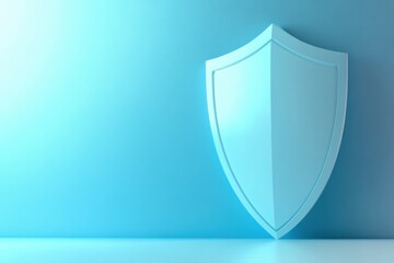 Leinwandbilder - The shield icon reflects a commitment to security, showcasing the importance of safeguarding information in a digital landscape. Generative AI