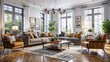 © nick - Transform your living room with diverse furniture styles, creating a unique space filled with designs that reflect your personality and enhance comfort.