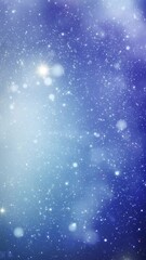 Wall Mural - vertical dreamy blue particle celebration 4k loop features white glitter or particles falling and sw