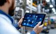 © Ekkarat_Studio - Engineer analyzes industrial data using a tablet to enhance operational efficiency in manufacturing
