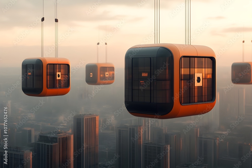 Innovative freight delivery ecosystem with levitating cargo capsules ...