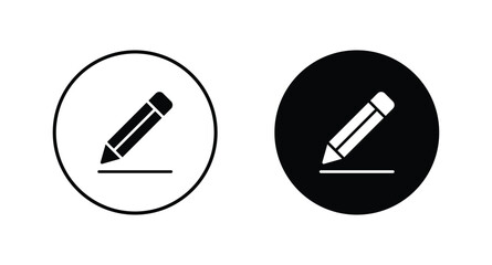 Wall Mural - edit icon set. edit document icon. writing pencil vector icon
