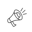 © caribaju - Megaphone line icon