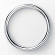 © Panuwat - Circular object smooth shiny surface It appears to  a silver circle