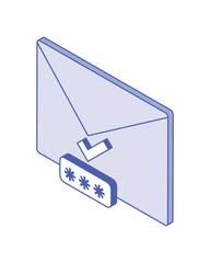 Poster - email security isometric