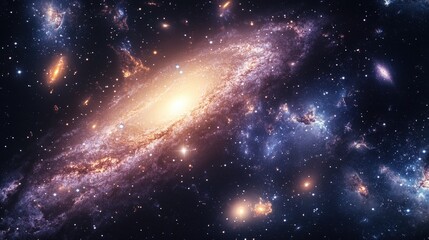Wall Mural - what is a quasar, and how does it relate to galaxies? explore the nature of quasars, the most energe