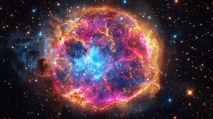 Wall Mural - what is a supernova, and how does it impact the universe? discuss the explosive death of massive sta