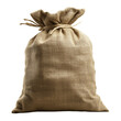 © Pixel Stock - Large burlap sack tied at the top, isolated on a transparent background