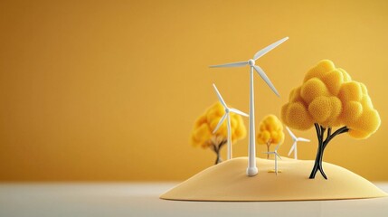 Poster - Explore the future of renewable energy infrastructure in a bright and inviting environment